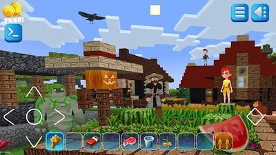 Скачать взломанную RealmCraft Блоки Mine 3D Крафт [Бесплатные покупки] MOD apk на Андроид