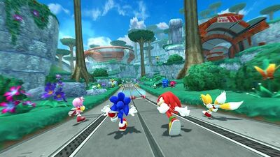 Скачать взломанную Sonic Forces боевой & бег игры [Много монет] MOD apk на Андроид