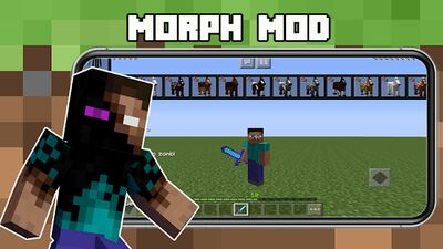 Скачать взломанную Morph Mod for Minecraft PE [Много денег] MOD apk на Андроид