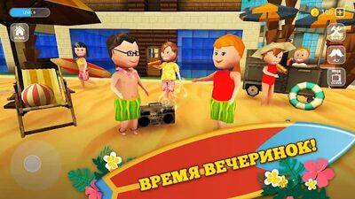 Скачать взломанную Surfing Craft: Crafting, Stunts & Surf Games World [Много денег] MOD apk на Андроид