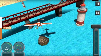 Скачать взломанную Реальный самолет Летающий [Мод меню] MOD apk на Андроид