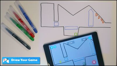 Скачать взломанную Нарисуй Свою Игру [Много монет] MOD apk на Андроид
