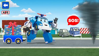 Скачать взломанную Поли Робокар: Почтальон Игра [Мод меню] MOD apk на Андроид