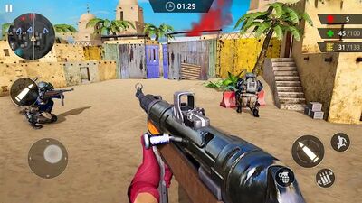 Скачать взломанную Gun Strike: стрелялки FPS [Много денег] MOD apk на Андроид