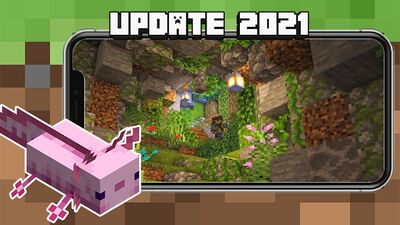 Скачать взломанную Minecraft PE Update 2021 [Бесплатные покупки] MOD apk на Андроид
