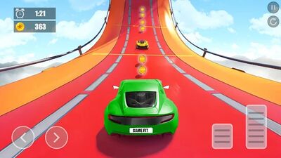 Скачать взломанную Superhero Car: Mega Ramp Games [Бесплатные покупки] MOD apk на Андроид