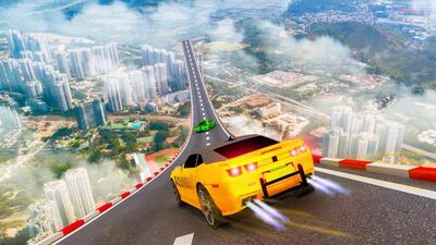 Скачать взломанную Superhero Car: Mega Ramp Games [Бесплатные покупки] MOD apk на Андроид