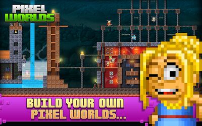 Скачать взломанную Pixel Worlds: MMO Sandbox [Бесплатные покупки] MOD apk на Андроид