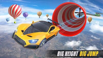 Скачать взломанную Superhero Mega Ramp Car Stunt [Бесплатные покупки] MOD apk на Андроид