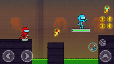 Скачать взломанную Red and Blue Stickman : Season 2 [Много монет] MOD apk на Андроид