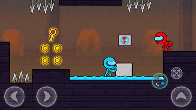 Скачать взломанную Red and Blue Stickman : Season 2 [Много монет] MOD apk на Андроид
