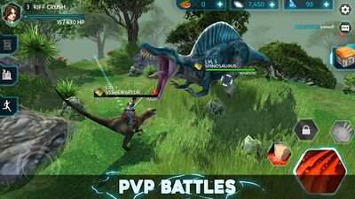 Скачать взломанную Dino Tamers - Jurassic Riding MMO [Много монет] MOD apk на Андроид
