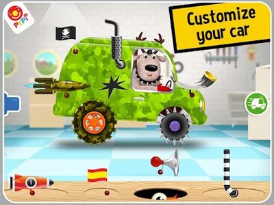 Скачать взломанную Pepi Garage — Create & Ride [Много монет] MOD apk на Андроид