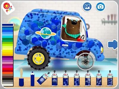 Скачать взломанную Pepi Garage — Create & Ride [Много монет] MOD apk на Андроид