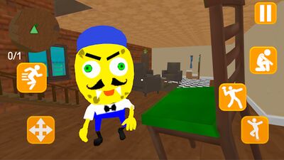 Скачать взломанную Neighbor Sponge. Scary Secret 3D [Много денег] MOD apk на Андроид
