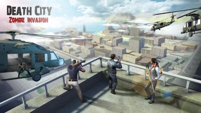 Скачать взломанную Death City : Zombie Invasion [Мод меню] MOD apk на Андроид