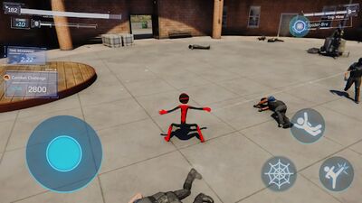 Скачать взломанную Spider Stickman Rope Hero [Бесплатные покупки] MOD apk на Андроид