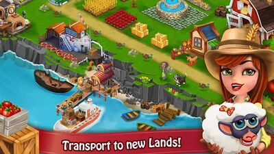 Скачать взломанную Farm Day Village фермер: Offline игры [Много денег] MOD apk на Андроид