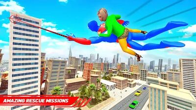 Скачать взломанную Flying Police Robot Rope Hero: Gangster Crime City [Мод меню] MOD apk на Андроид