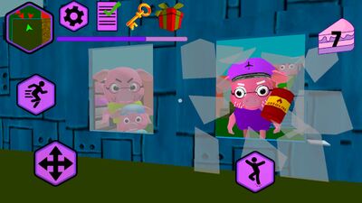Скачать взломанную Neighbor Piggy. Obby Family [Много денег] MOD apk на Андроид
