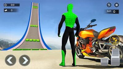 Скачать взломанную Superhero Bike Stunt GT Racing [Мод меню] MOD apk на Андроид