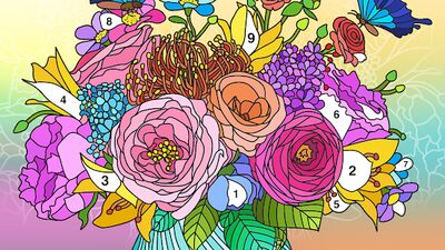 Скачать взломанную Coloring Book - Color by Number & Paint by Number [Мод меню] MOD apk на Андроид
