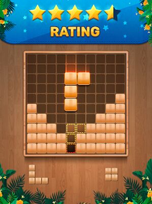 Скачать взломанную Wooden 100 Block Puzzle - Classic Wood Brain Game [Много денег] MOD apk на Андроид