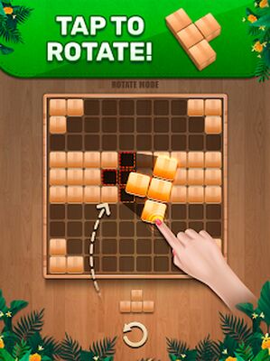 Скачать взломанную Wooden 100 Block Puzzle - Classic Wood Brain Game [Много денег] MOD apk на Андроид