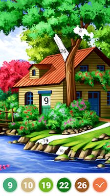 Скачать взломанную Цвет по номеру - Игры бесплатно [Много монет] MOD apk на Андроид