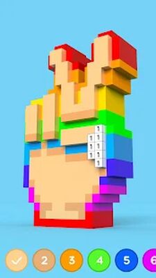 Скачать взломанную Color by Number ®: 3D No.Draw [Бесплатные покупки] MOD apk на Андроид