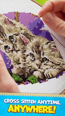 Скачать взломанную Cross-Stitch: Coloring Book [Бесплатные покупки] MOD apk на Андроид