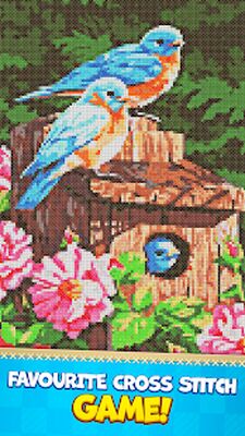 Скачать взломанную Cross-Stitch: Coloring Book [Бесплатные покупки] MOD apk на Андроид