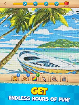 Скачать взломанную Cross-Stitch: Coloring Book [Бесплатные покупки] MOD apk на Андроид