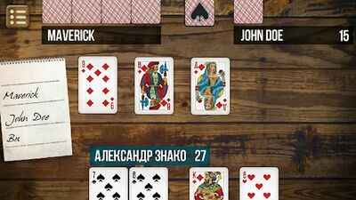 Скачать взломанную Буркозел (бура) карточная игра [Много монет] MOD apk на Андроид