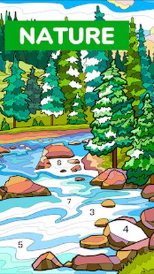 Скачать взломанную Calm Color - Color By Number [Много денег] MOD apk на Андроид