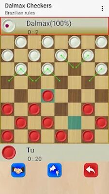 Скачать взломанную Шашки (Dalmax Checkers) [Много денег] MOD apk на Андроид