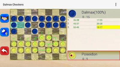 Скачать взломанную Шашки (Dalmax Checkers) [Много денег] MOD apk на Андроид