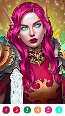 Скачать взломанную Раскраска по номерам - Эльф [Мод меню] MOD apk на Андроид
