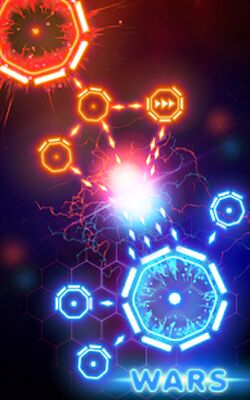 Скачать взломанную Cell Wars GLOW [Бесплатные покупки] MOD apk на Андроид