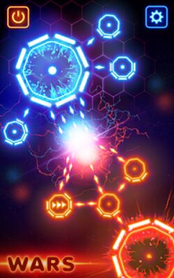Скачать взломанную Cell Wars GLOW [Бесплатные покупки] MOD apk на Андроид