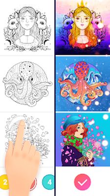 Скачать взломанную Magic Paint: цвет по номеру [Много монет] MOD apk на Андроид