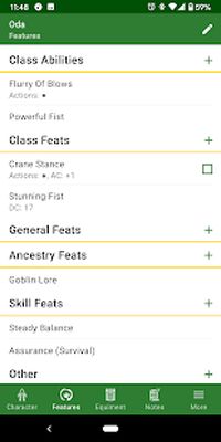 Скачать взломанную Character Sheet for any RPG [Бесплатные покупки] MOD apk на Андроид