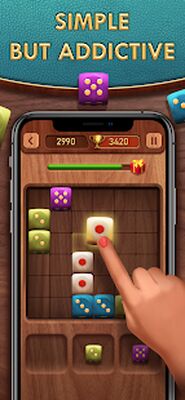 Скачать взломанную Merge Dice 2: Extreme Block Puzzle [Много монет] MOD apk на Андроид
