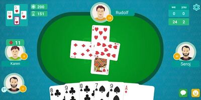 Скачать взломанную Базар Блот: Армянский онлайн блот [Много денег] MOD apk на Андроид