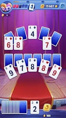 Скачать взломанную Solitaire Showtime: Tri Peaks [Бесплатные покупки] MOD apk на Андроид