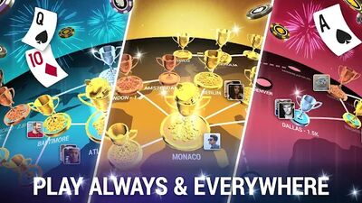 Скачать взломанную Poker World - Офлайн Покер [Много монет] MOD apk на Андроид