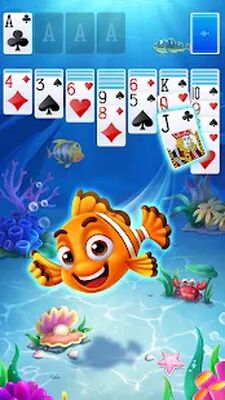 Скачать взломанную Solitaire - Fishland [Бесплатные покупки] MOD apk на Андроид