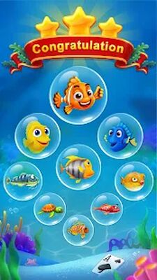 Скачать взломанную Solitaire - Fishland [Бесплатные покупки] MOD apk на Андроид
