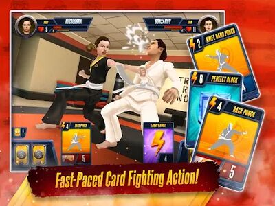 Скачать взломанную Cobra Kai: Card Fighter [Много денег] MOD apk на Андроид