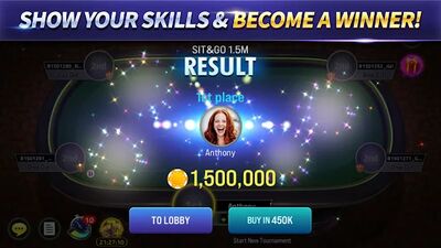 Скачать взломанную Poker Texas holdem - HOP [Много денег] MOD apk на Андроид
